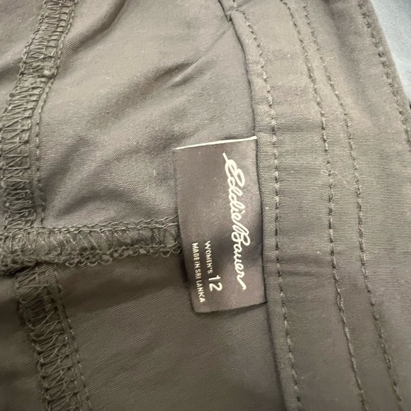 Eddie Bauer Gray and Blue easy dry hiking shorts lot of 2 women’s size 12 - Picture 5 of 8